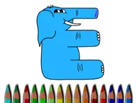 image bg Letters Coloring Book