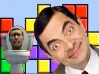Mr Bean &amp; Skibidi Tetris image